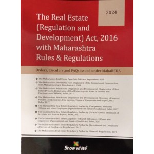 Snow White's Real Estate (Regulation and Development) Act, 2016 With Maharashtra Rules & Regulation [RERA]